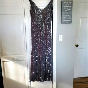 Aidan Mattox gown size 12 absolutely gorgeous no flaws never hemmed worn once